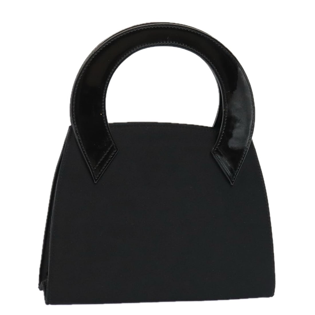 Salvatore Ferragamo Black Gold Satin Hand Bag Authentic Italy: Salvatore Ferragamo Black Gold Satin Hand Bag Authentic Italy This authentic Salvatore Ferragamo hand bag combines elegance and practicality. Crafted from luxurious satin in a striking black and gold