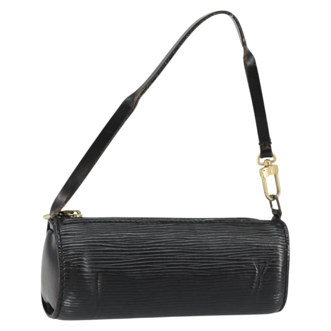 Black Epi Leather Soufflot Pouch by Louis Vuitton France (1 of 18)