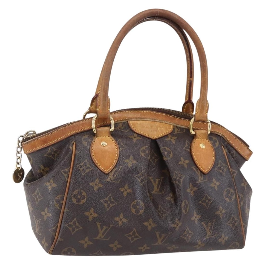 LOUIS VUITTON Monogram Tivori PM Hand Bag M40143 Auth France (1 of 18)