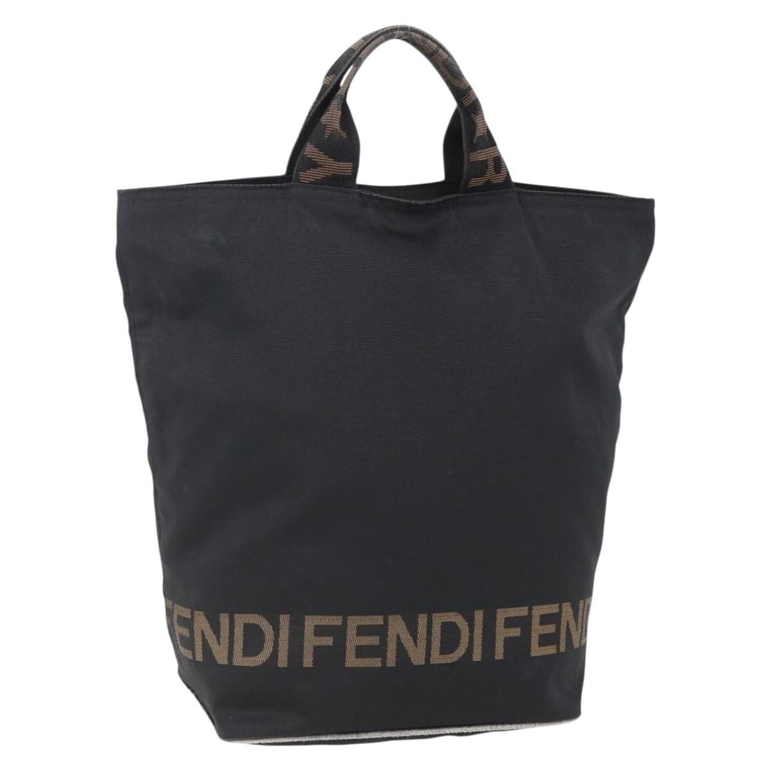 FENDI Black Nylon Hand Bag Italy Authenticated EP11928 (1 of 18)