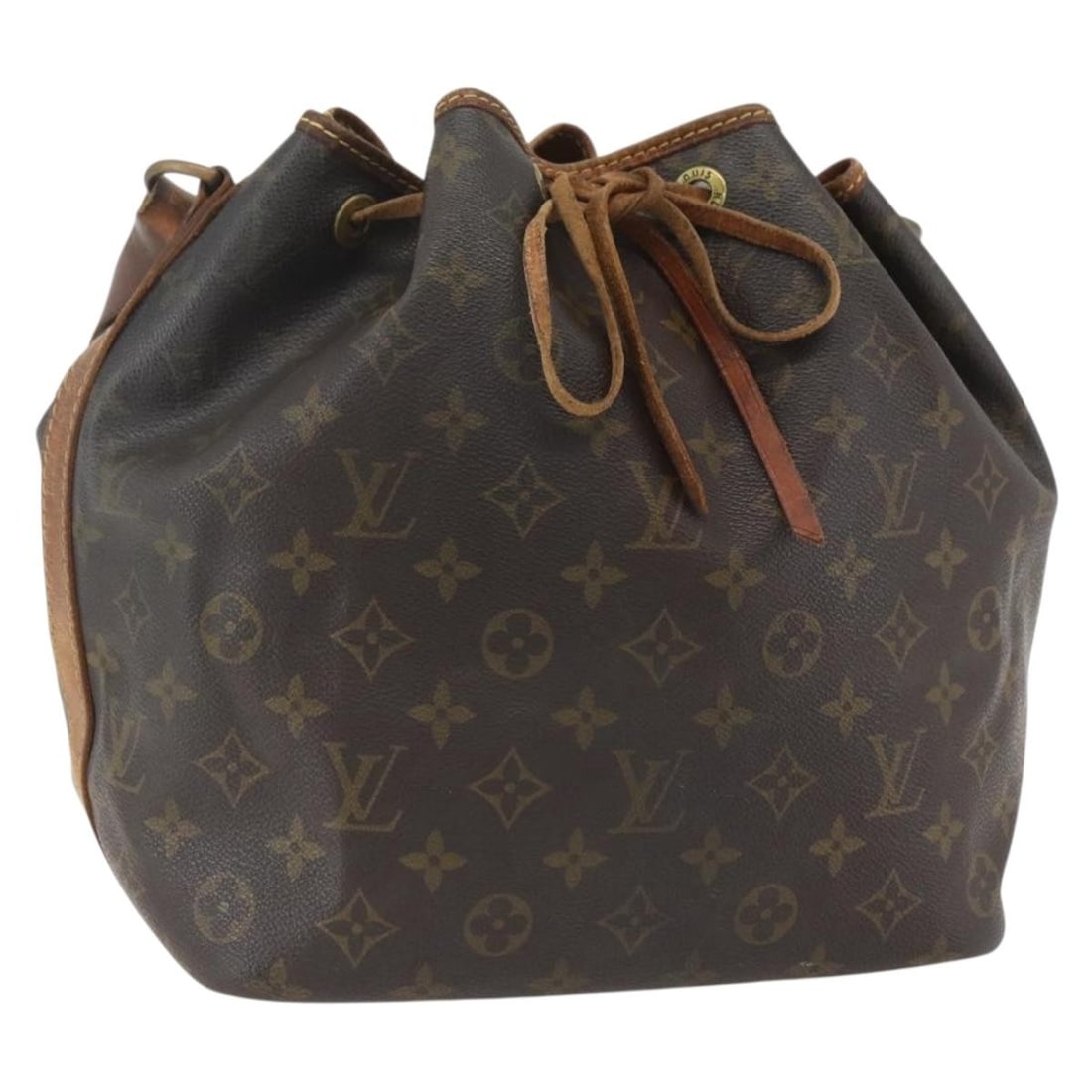 LOUIS VUITTON Monogram Petit Noe Shoulder Bag M42226 USA Auth (1 of 18)