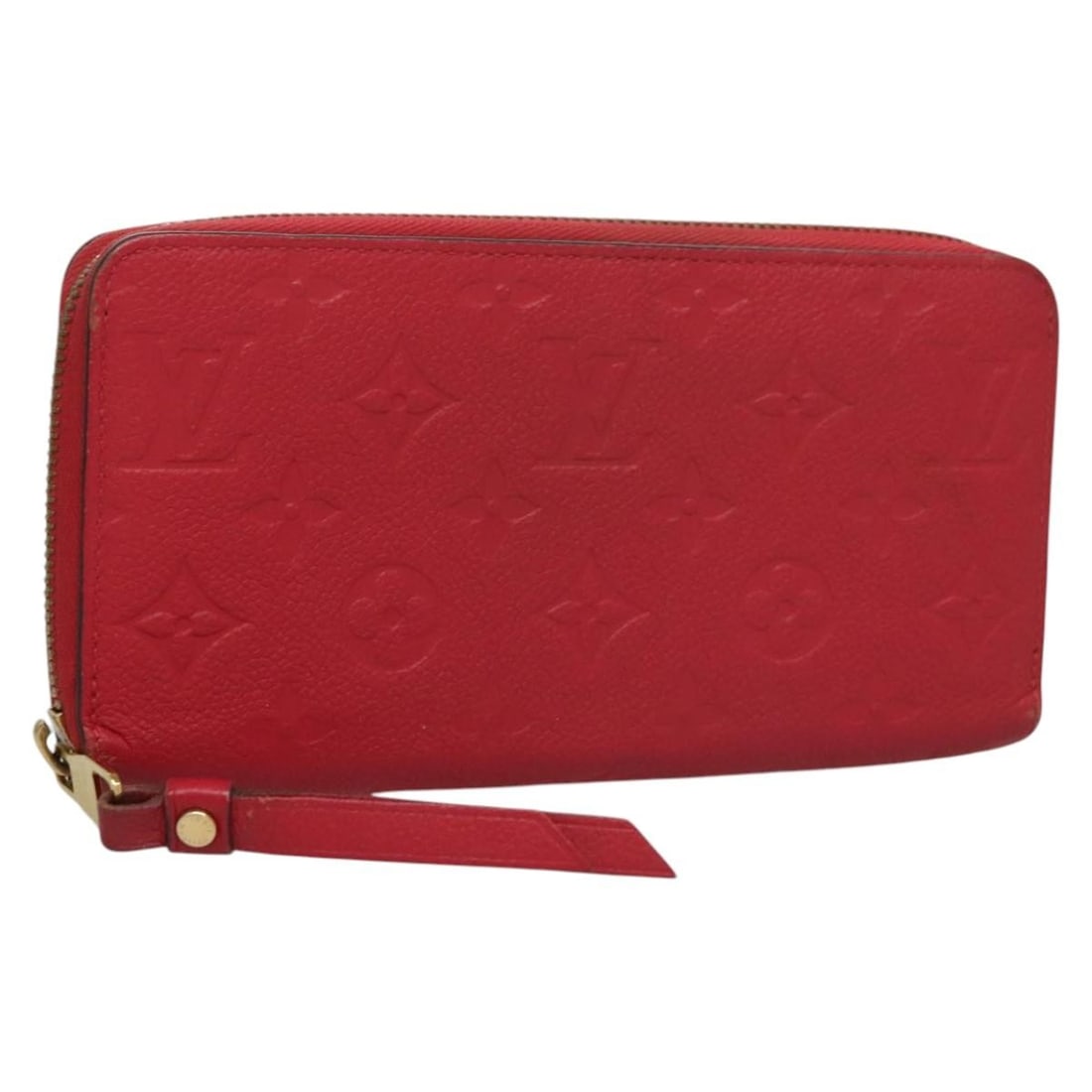 LOUIS VUITTON Monogram Empreinte Zippy Wallet M83639 Glenard Leather (1 of 18)