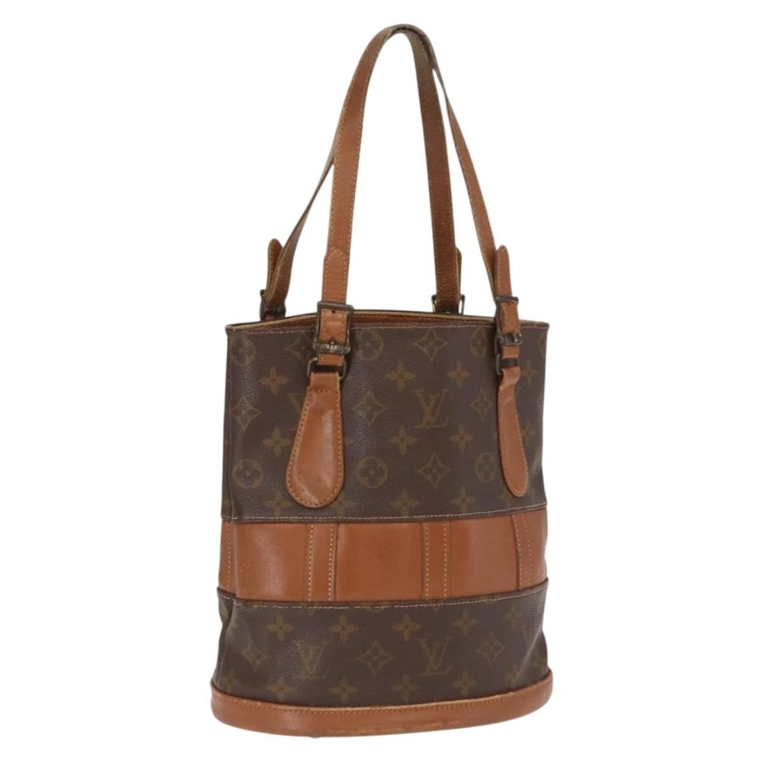 Monogram Canvas Bucket PM Shoulder Bag M42238 USA Edition by Louis Vuitton: Monogram Canvas Bucket PM Shoulder Bag M42238 USA Edition by Louis Vuitton This Louis Vuitton Monogram Bucket PM Shoulder Bag is a USA limited edition crafted from the brand's iconic monogram canvas.