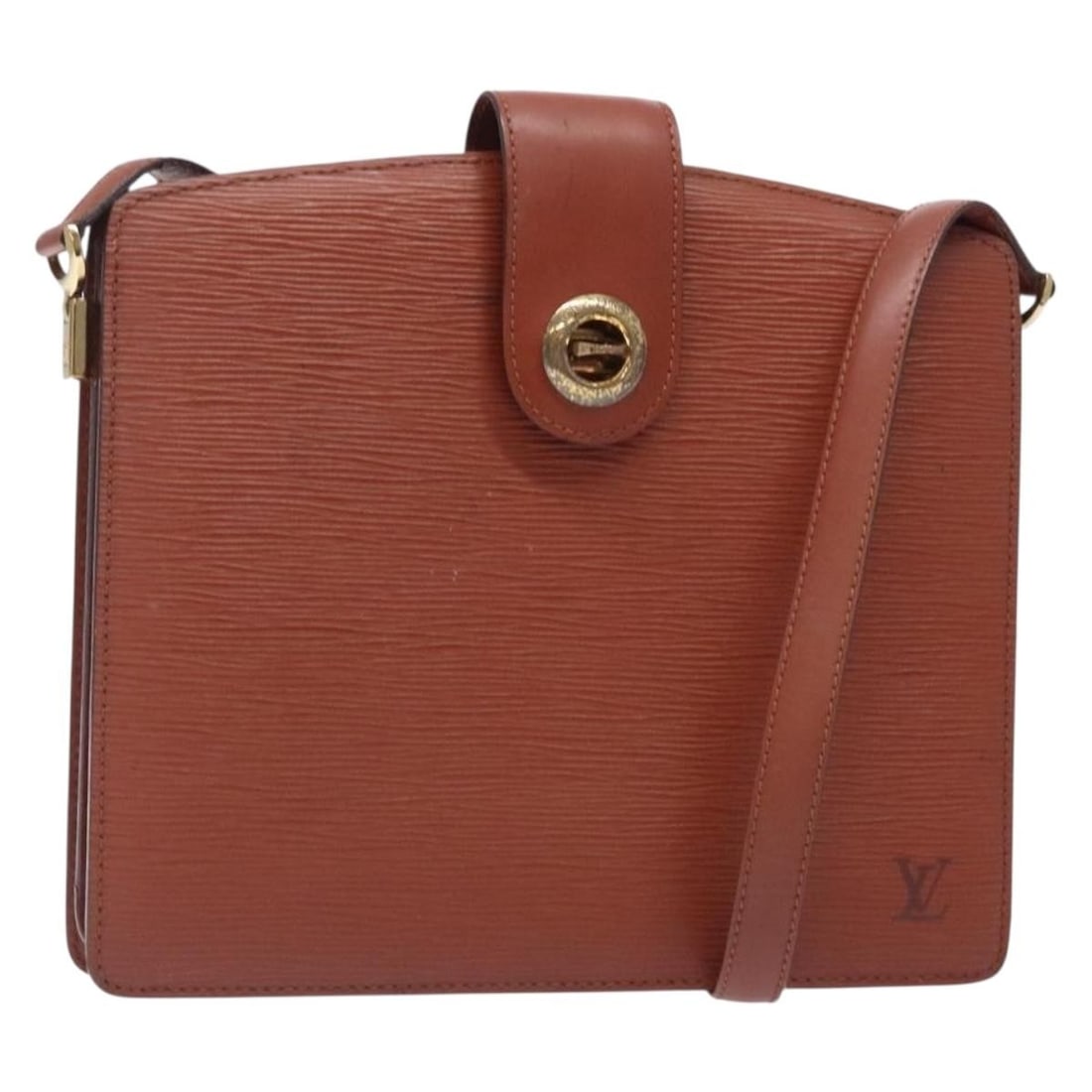 Louis Vuitton Epi Capuchin Shoulder Bag Brown M52343 Made in France (1 of 18)