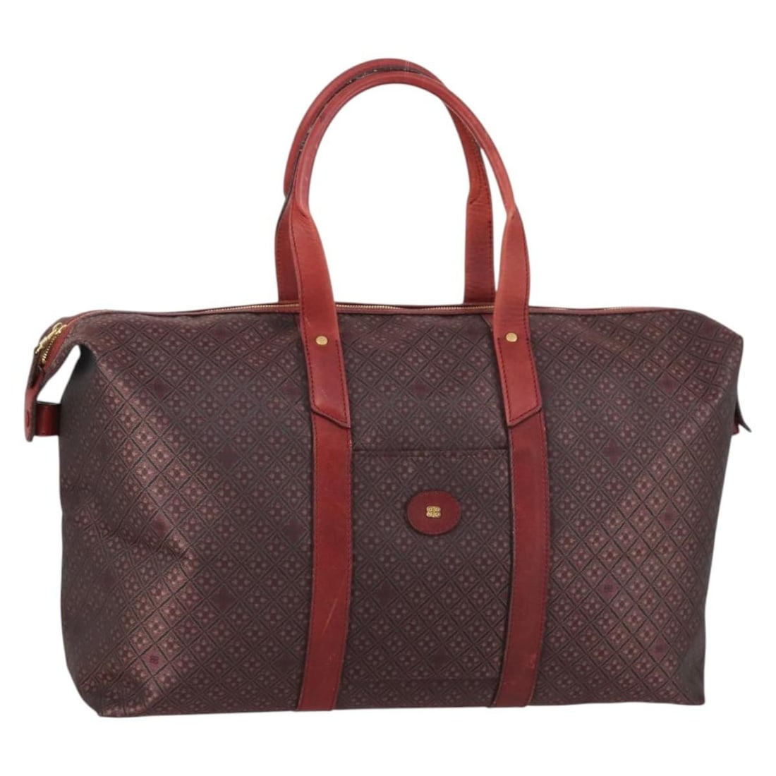 Balenciaga Boston Bag Red Gold Canvas with Handle Drop 7.9in: Balenciaga Boston Bag Red Gold Canvas with Handle Drop 7.9in This Balenciaga Boston Bag in a striking red and gold colorway is crafted from durable canvas, perfect for adding a pop of color to any out