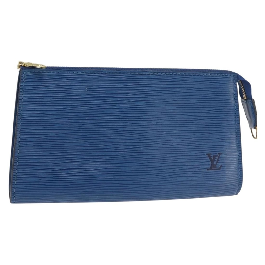 LOUIS VUITTON M52985 Epi Pochette Accessoires Blue Pouch Auth (1 of 17)