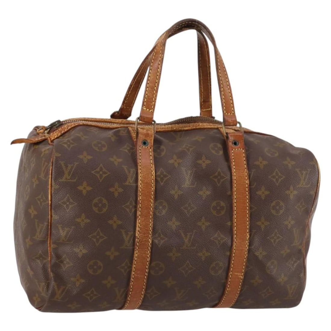 LOUIS VUITTON Monogram Sac Souple 35 Boston Bag M41626 France (1 of 18)