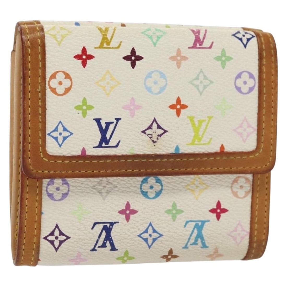 LOUIS VUITTON Multicolor Wallet M92983 Authentic French Design (1 of 18)