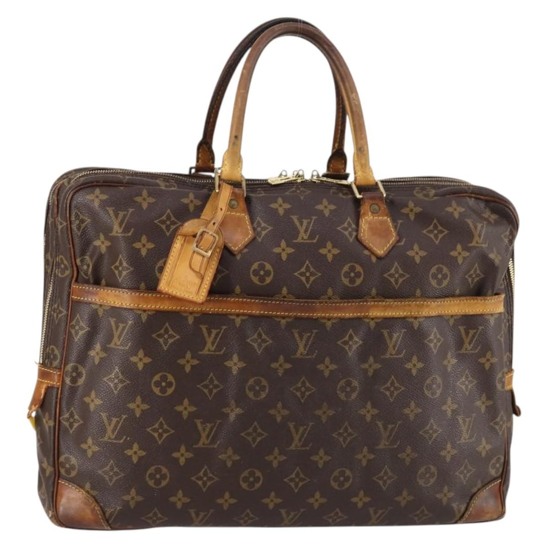 LOUIS VUITTON Monogram Porte Documents Voyage M53362 Briefcase Auth (1 of 18)