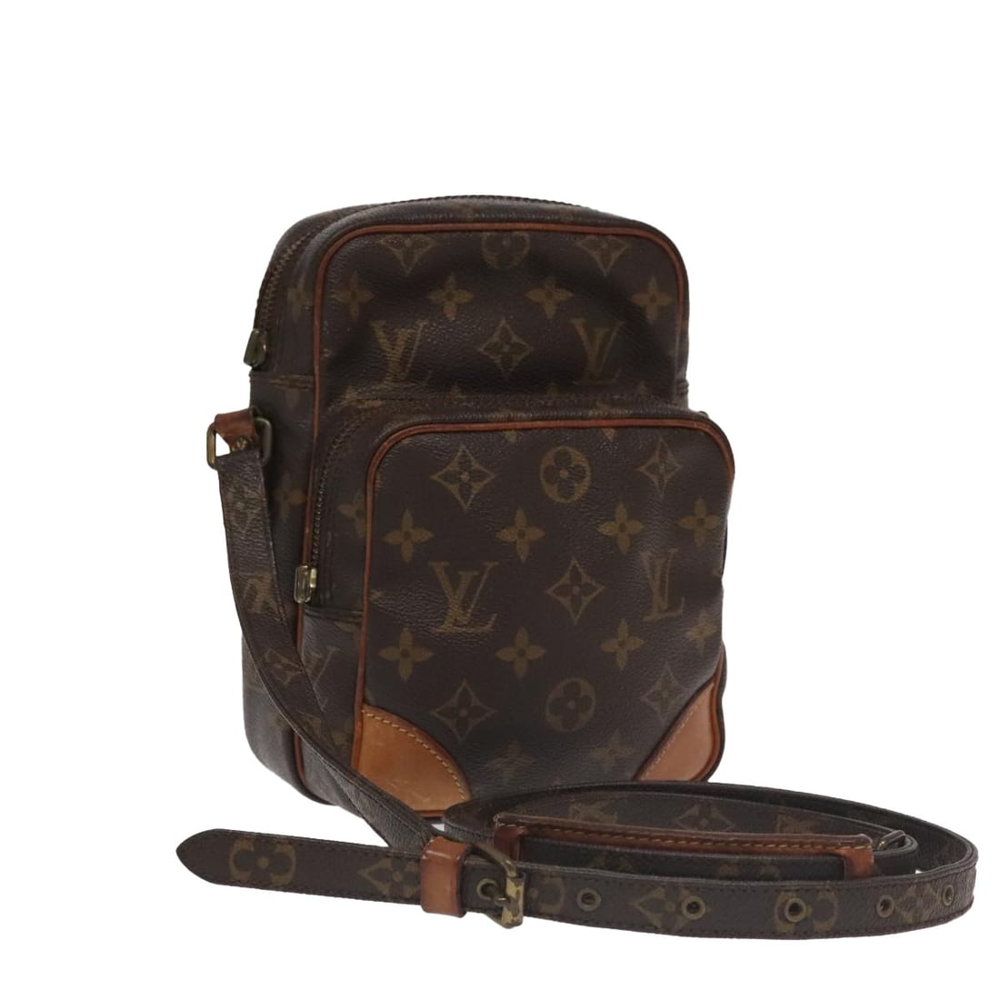LOUIS VUITTON Monogram Amazon Shoulder Bag M45236 Auth France (1 of 18)