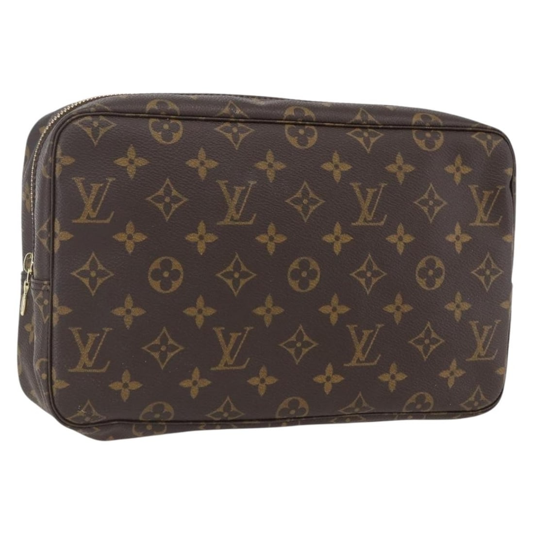 Louis Vuitton Monogram Canvas Trousse Toilette 28 M47522 Clutch Bag: Louis Vuitton Monogram Canvas Trousse Toilette 28 M47522 Clutch Bag This Louis Vuitton Monogram Trousse Toilette 28 clutch bag features the iconic monogram canvas exterior in classic monogram color. M