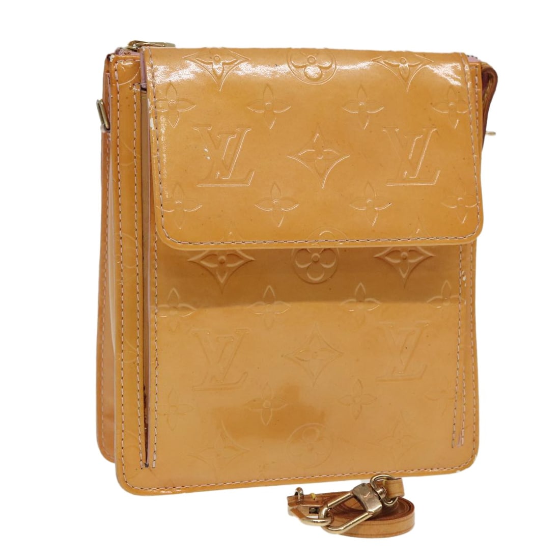 LOUIS VUITTON Monogram Vernis Motto Pouch Marshmallow Pink M91312 Authentic: LOUIS VUITTON Monogram Vernis Motto Pouch Marshmallow Pink M91312 Authentic This LOUIS VUITTON Monogram Vernis Motto Pouch in Marshmallow Pink is a stylish accessory pouch crafted from high-quality pa