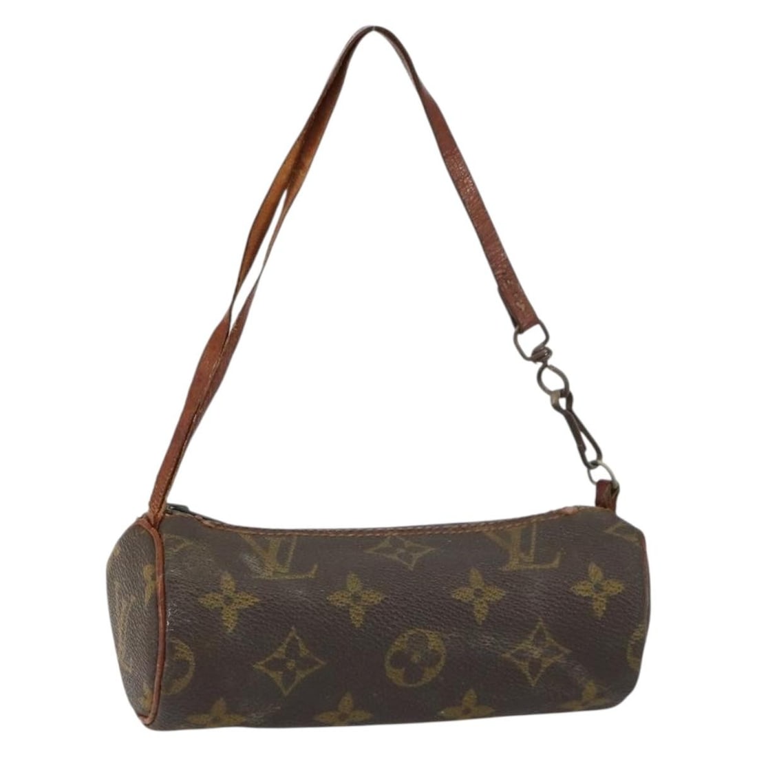 LOUIS VUITTON Monogram Papillon Pouch Authentic BA8772: LOUIS VUITTON Monogram Papillon Pouch Authentic BA8772 This authentic LOUIS VUITTON Monogram Papillon Pouch is a stylish and functional accessory crafted from iconic Monogram Canvas. Designed for vers
