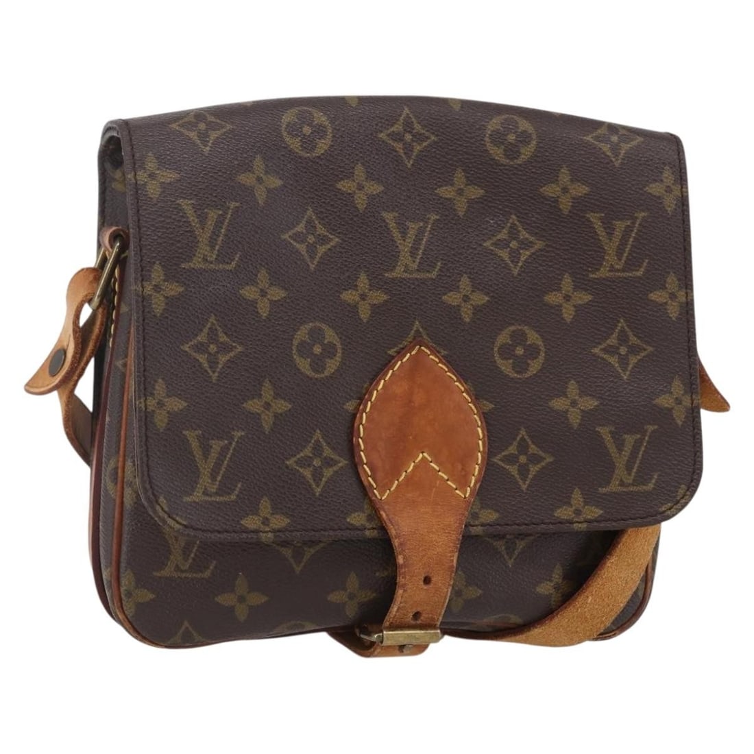 LOUIS VUITTON Monogram Cartouchiere MM Shoulder Bag M51253 Auth: LOUIS VUITTON Monogram Cartouchiere MM Shoulder Bag M51253 Auth This LOUIS VUITTON Monogram Cartouchiere MM Shoulder Bag (Model M51253) is a stylish accessory that embodies luxury and practicality. Ma
