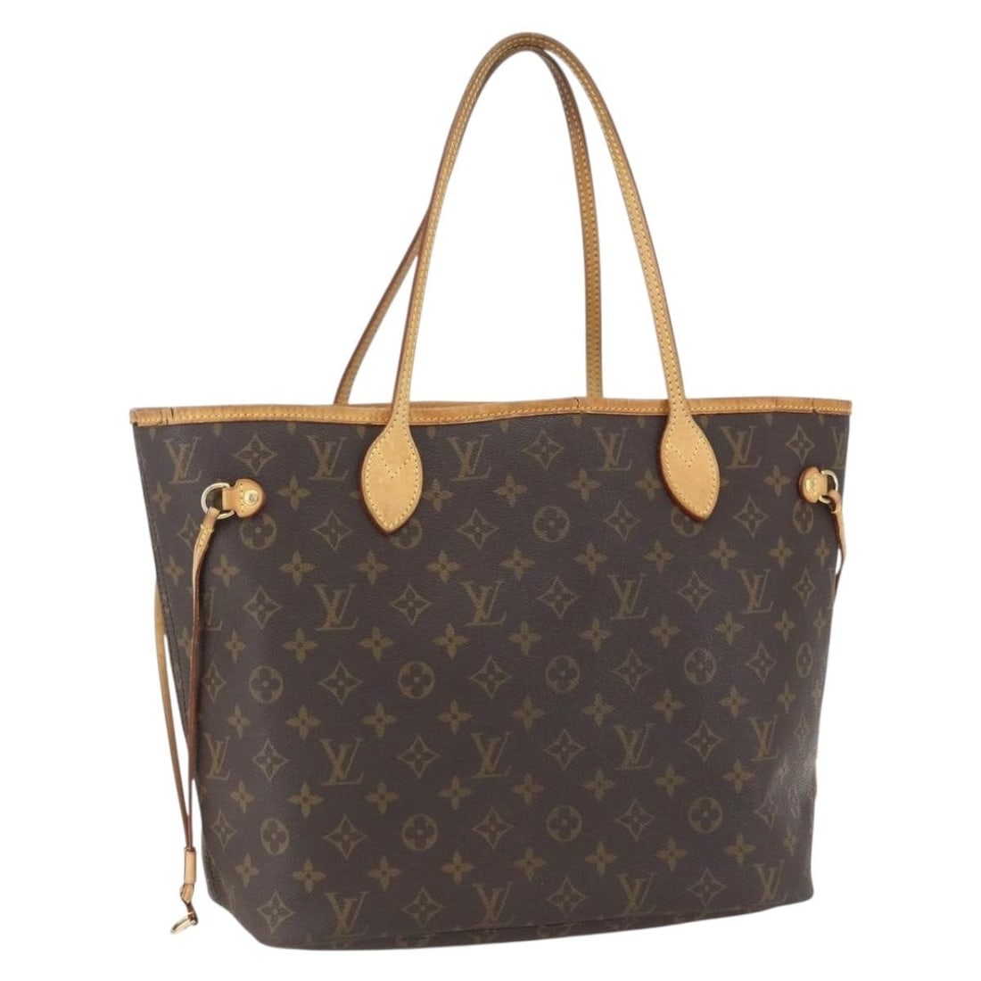 Neverfull MM Monogram Canvas Tote by Louis Vuitton M40156: Neverfull MM Monogram Canvas Tote by Louis Vuitton M40156 This is a Louis Vuitton Monogram Neverfull MM Tote Bag, model M40156, crafted from signature monogram canvas. The tote is made in France and f