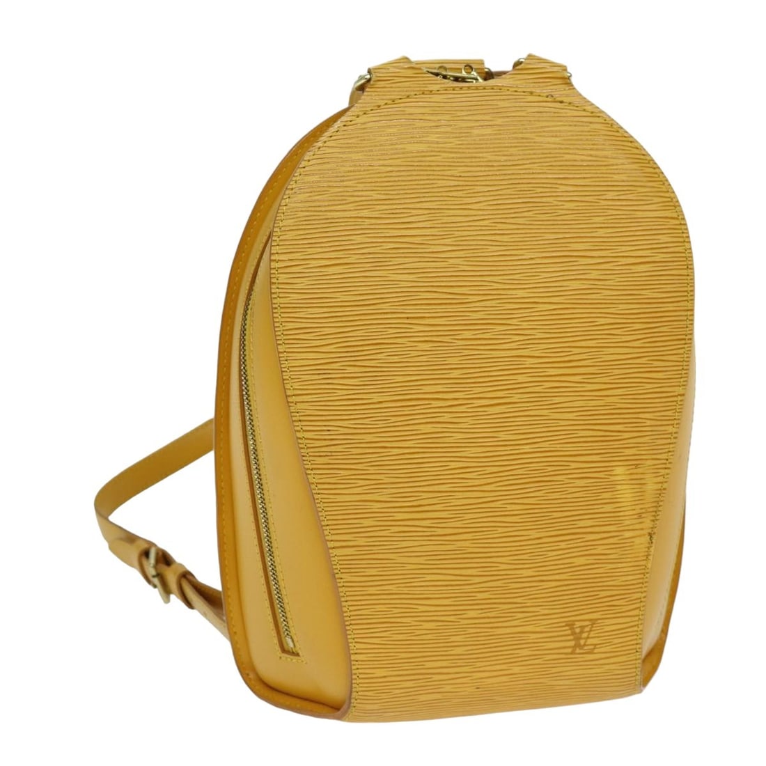 LOUIS VUITTON Epi Mabillon Yellow Backpack M52239 Auth France (1 of 18)