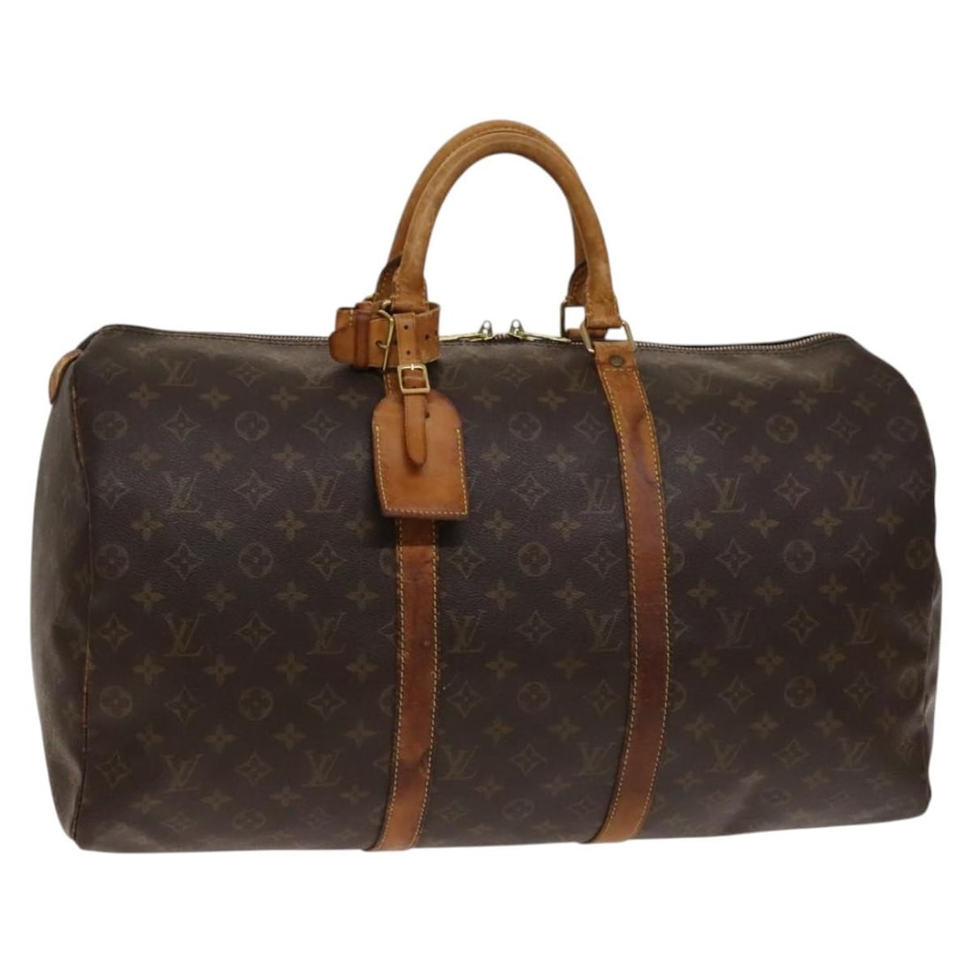 LOUIS VUITTON Keepall 50 Monogram Canvas Boston Bag M41426 Auth: LOUIS VUITTON Keepall 50 Monogram Canvas Boston Bag M41426 Auth The LOUIS VUITTON Monogram Keepall 50 Boston Bag is a stylish and iconic travel accessory crafted from durable Monogram Canvas. This