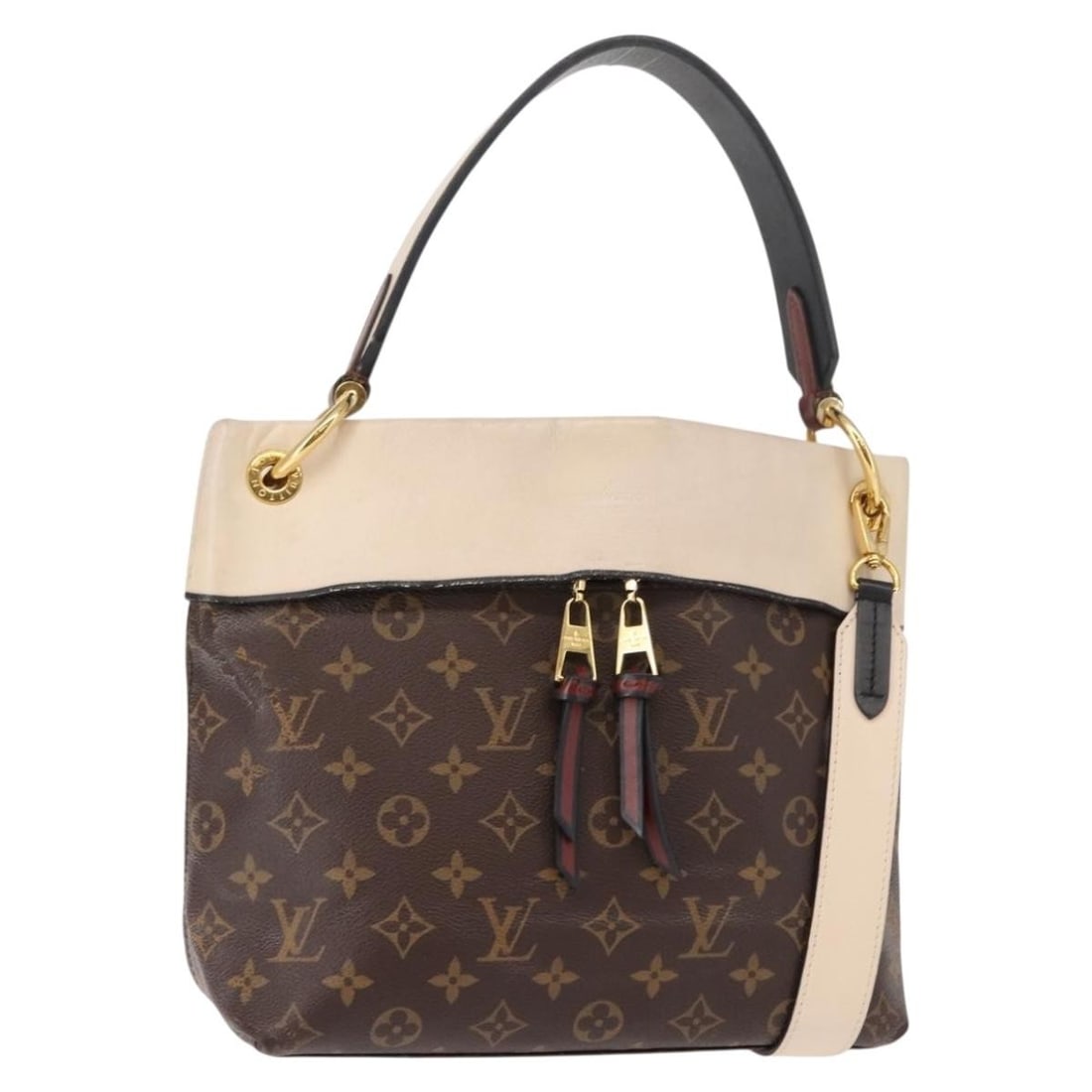 LOUIS VUITTON Monogram Tuile Reevess Shoulder Bag M43576 Auth (1 of 18)