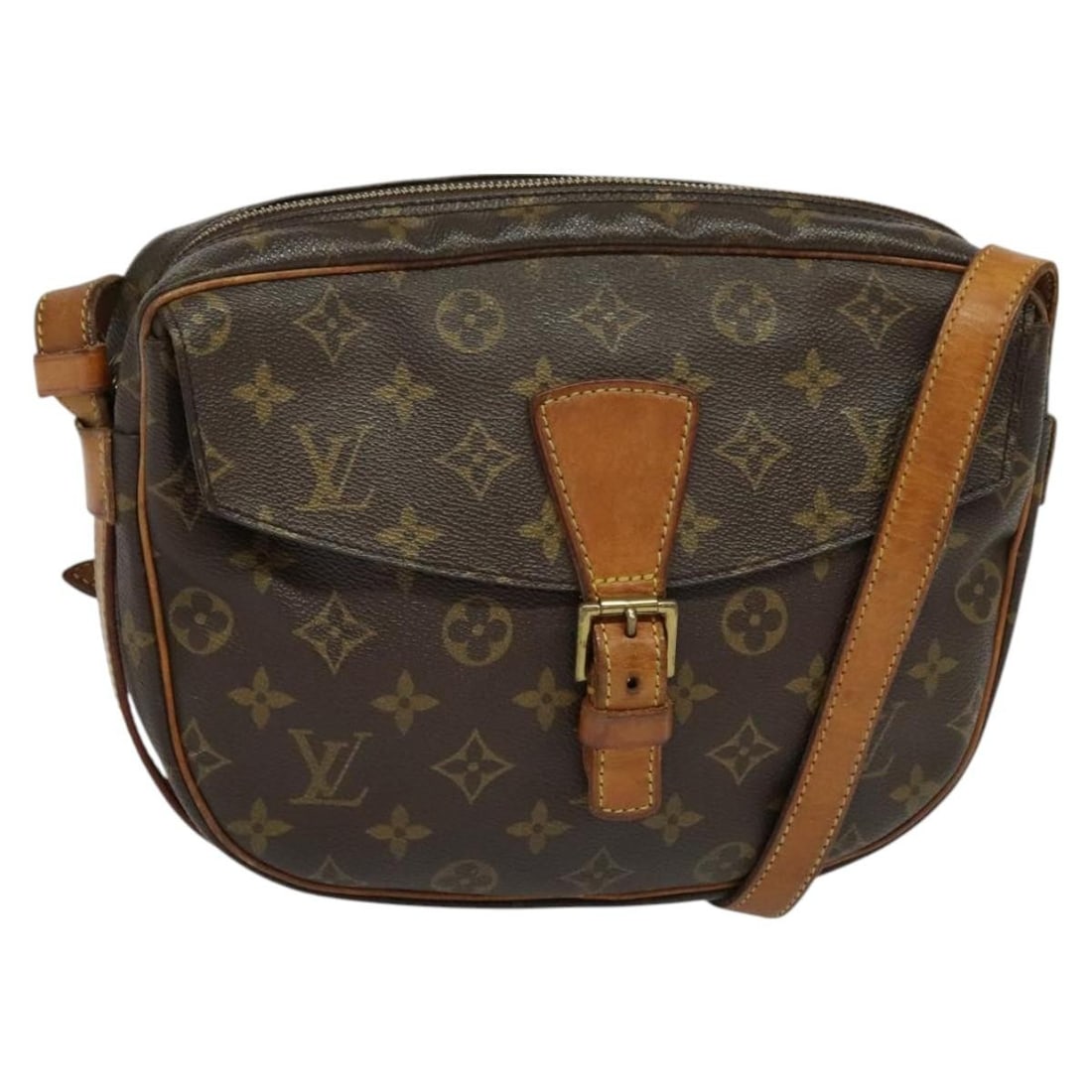 LOUIS VUITTON Monogram Jeune Fille GM Shoulder Bag M51225 Made in France (1 of 18)