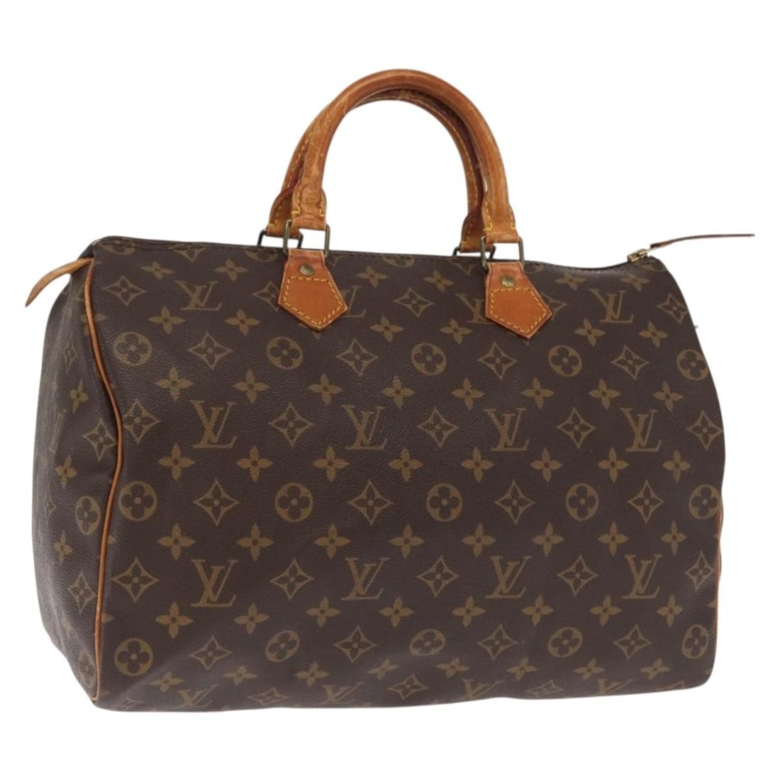 Speedy 35 Monogram Canvas Handbag by Louis Vuitton M41524 France (1 of 18)