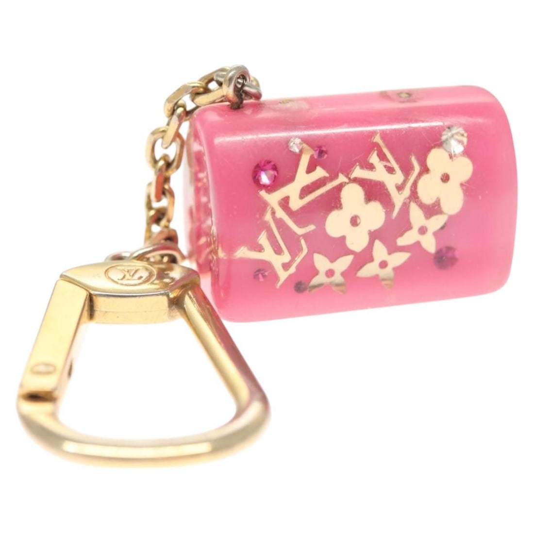 LOUIS VUITTON M65024 Pink Metal Speedy Unclusion Charm Auth (1 of 8)
