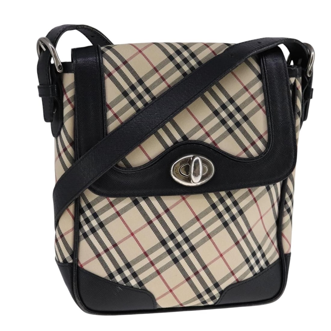 Burberry Nova Check Beige Canvas Shoulder Bag Authentic (1 of 18)