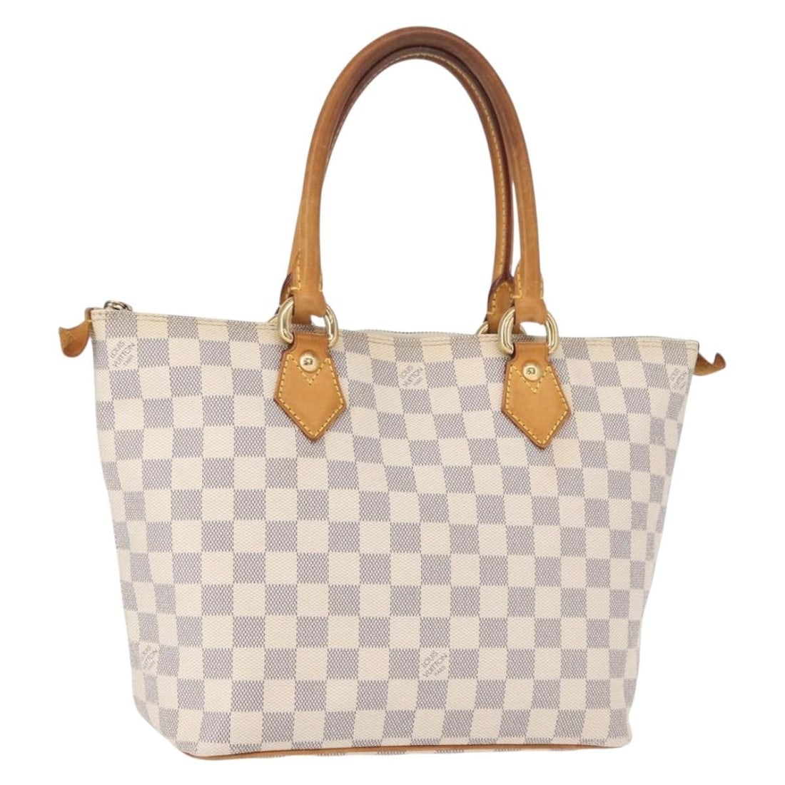 LOUIS VUITTON Damier Azur Saleya PM Tote Bag N51186 Auth France (1 of 18)