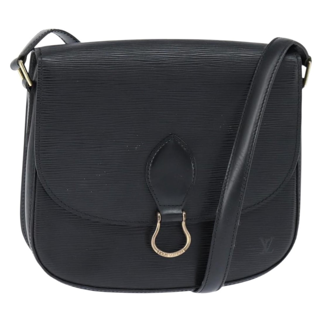 LOUIS VUITTON Epi Saint Cloud GM Black Shoulder Bag M52192 Auth (1 of 18)