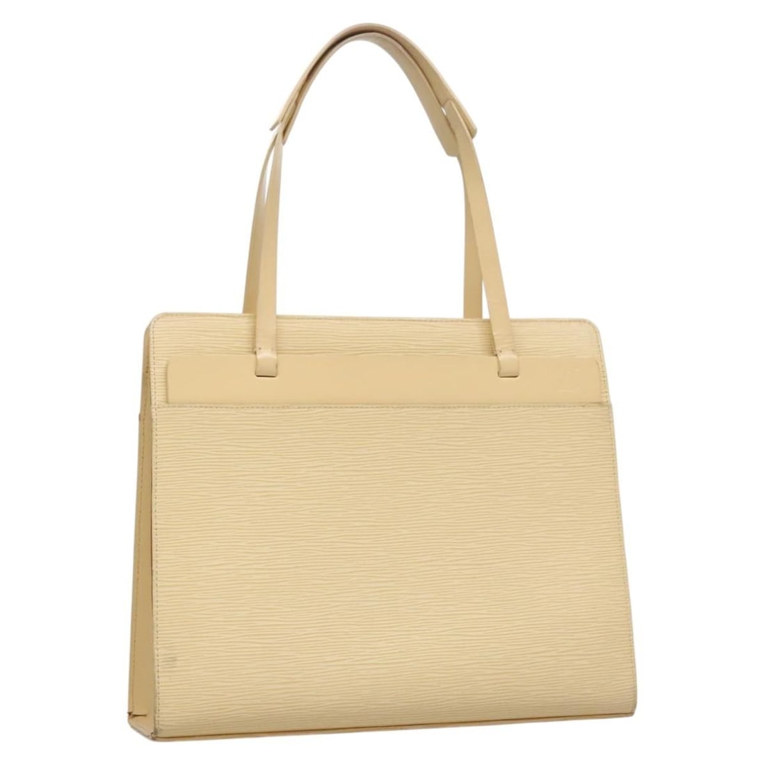 LOUIS VUITTON Epi Croisette PM Tote Bag Vanilla M5249A Made in Spain: LOUIS VUITTON Epi Croisette PM Tote Bag Vanilla M5249A Made in Spain This authentic LOUIS VUITTON Epi Croisette PM Tote Bag in a striking Vanilla color is crafted from durable Epi Leather, ensuring bo