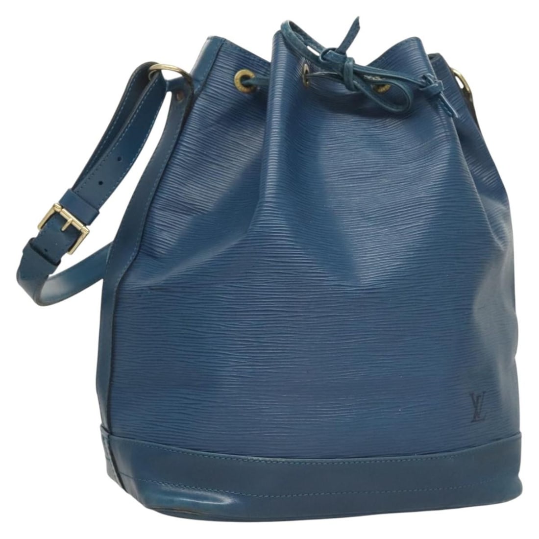 Authentic LOUIS VUITTON Epi Noe Shoulder Bag Toledo Blue M44005 (1 of 18)