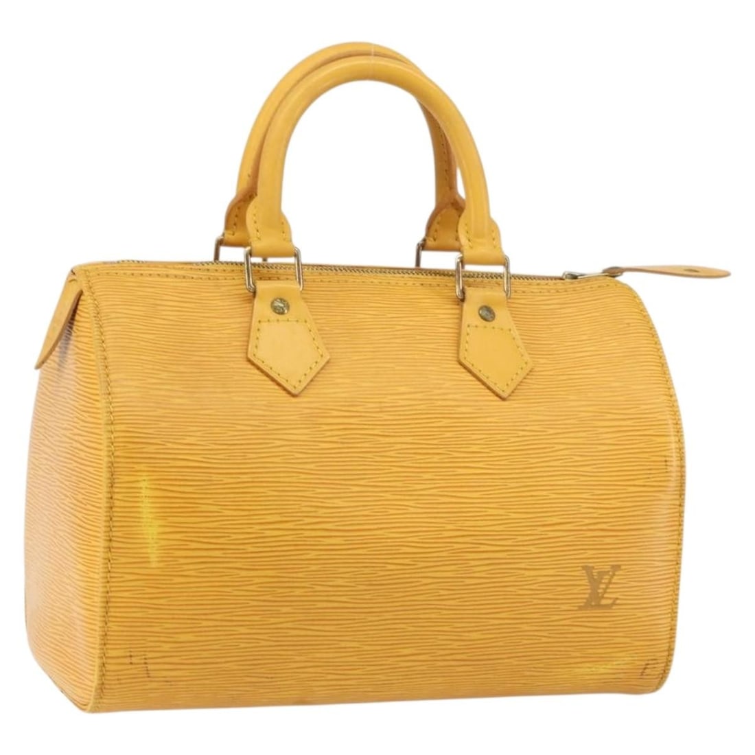 LOUIS VUITTON Epi Speedy 25 Hand Bag Tassili Yellow M43019 Auth (1 of 18)