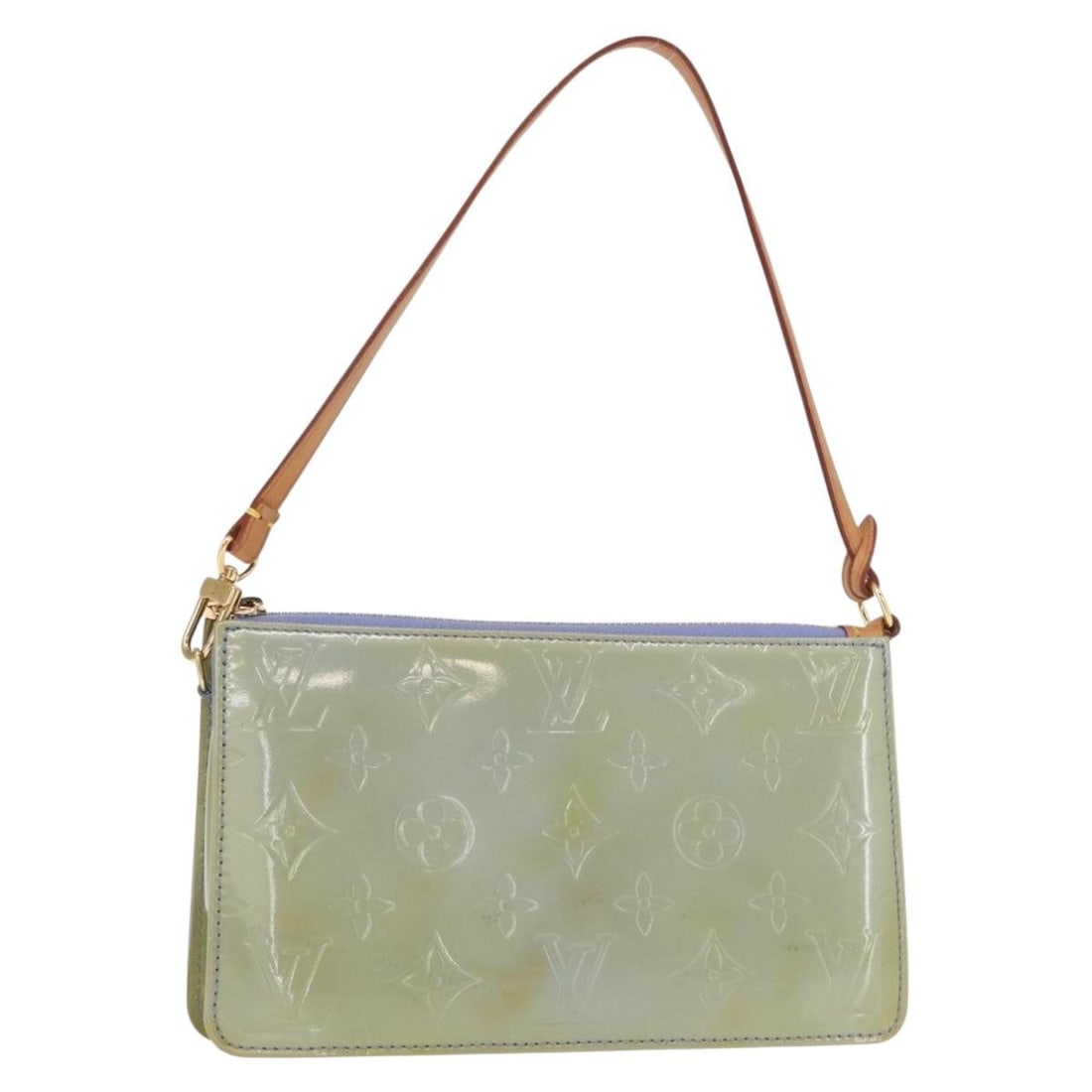 LOUIS VUITTON Monogram Vernis Lexington Pouch Lavande M91222 Auth: LOUIS VUITTON Monogram Vernis Lexington Pouch Lavande M91222 Auth This LOUIS VUITTON Monogram Vernis Lexington Pouch in Lavande is a stylish accessory crafted from high-quality patent leather. This