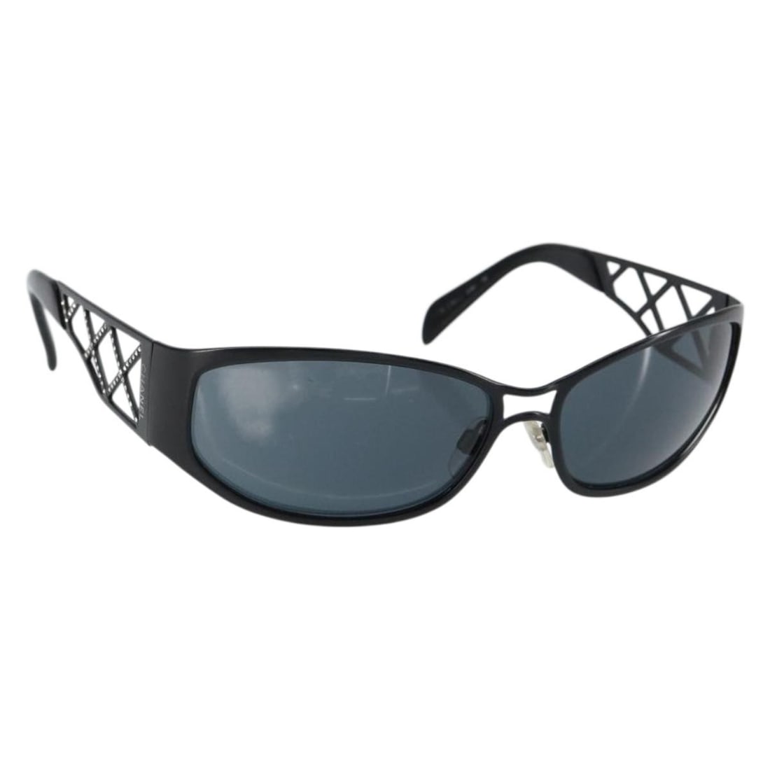 CHANEL Black Plastic Sunglasses Model 04155 75641 Authentic Made in Italy (1 of 11)