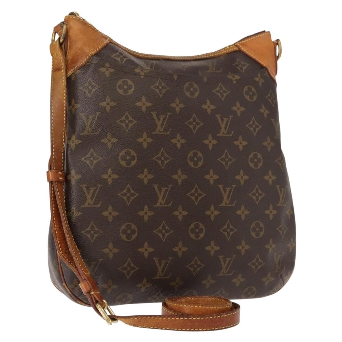 LOUIS VUITTON Monogram Odeon MM Shoulder Bag M56389 Auth France (1 of 18)