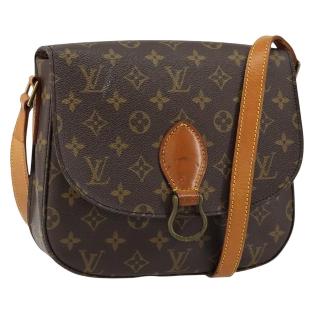 LOUIS VUITTON Monogram Saint Cloud GM Shoulder Bag M51242 Authenticated (1 of 18)