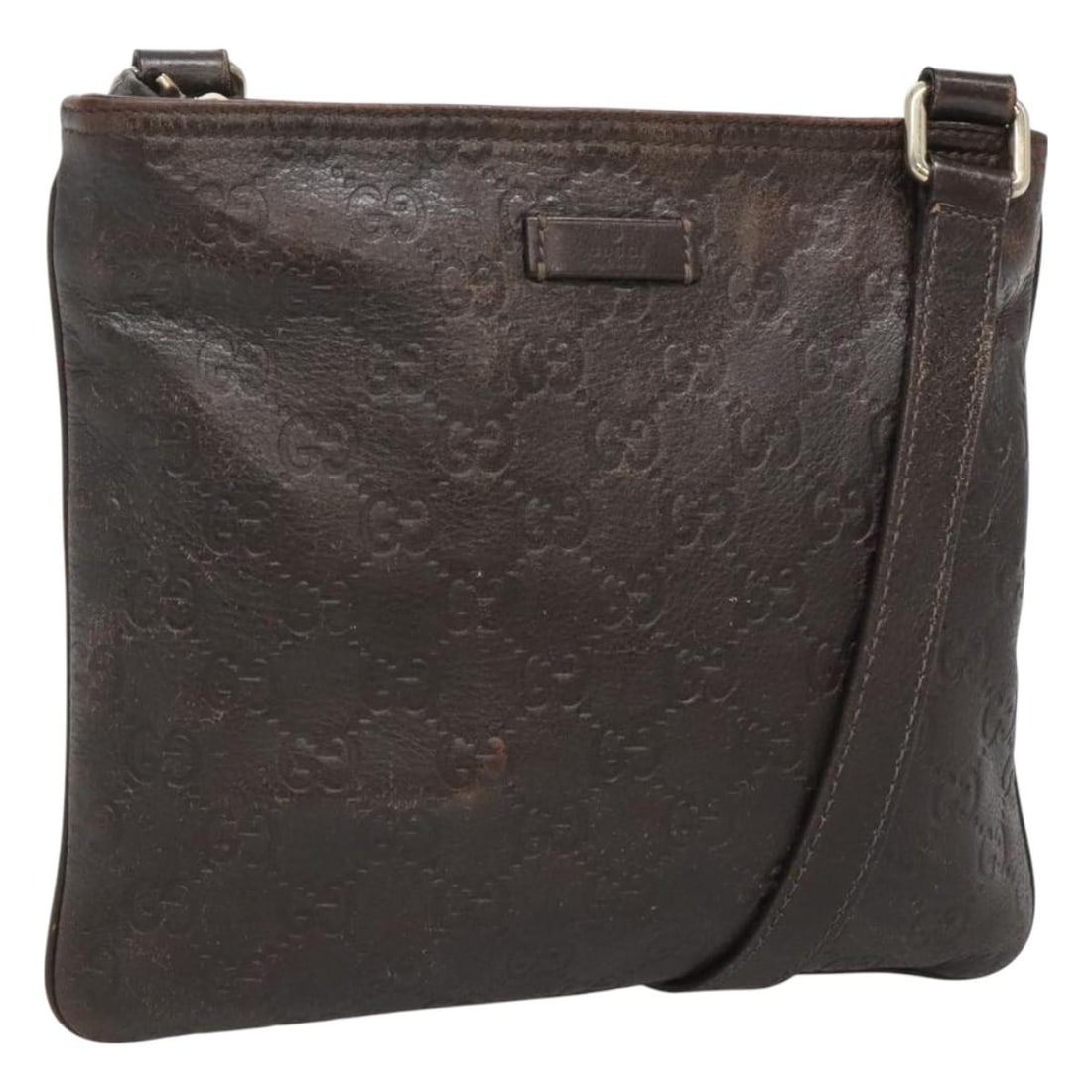 GUCCI GG Canvas Guccissima Shoulder Bag Dark Brown Gold 201538 Auth: GUCCI GG Canvas Guccissima Shoulder Bag Dark Brown Gold 201538 Auth This authentic GUCCI GG Canvas Guccissima Bag is a stylish shoulder bag crafted from premium leather with a sophisticated dark brown