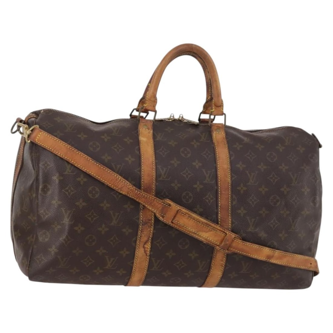 Louis Vuitton Keepall Bandouliere 50 Monogram Canvas Travel Bag with Strap M41416 (1 of 18)