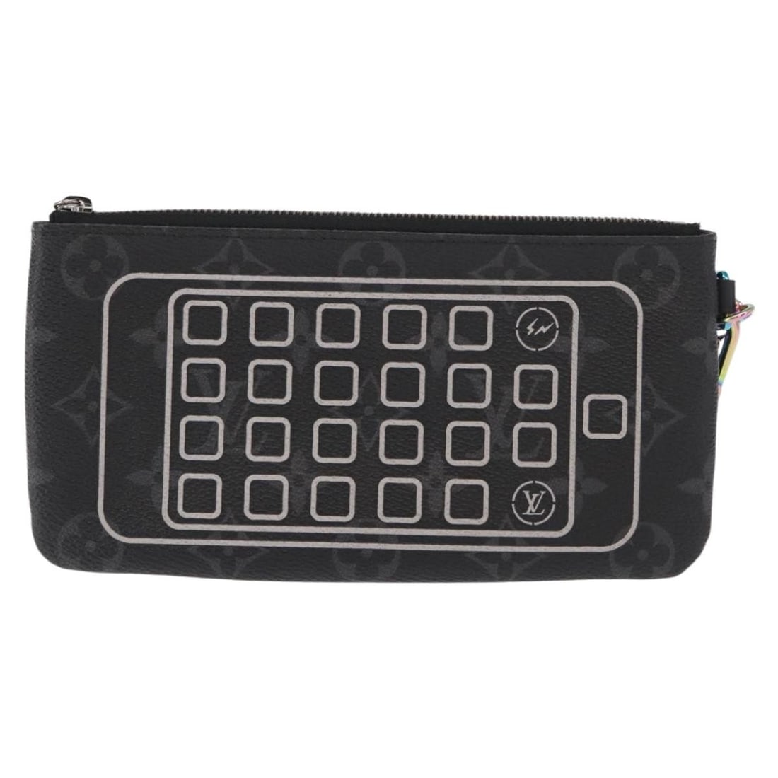 LOUIS VUITTON Monogram Eclipse iPhone Case M64433 Auth - 13