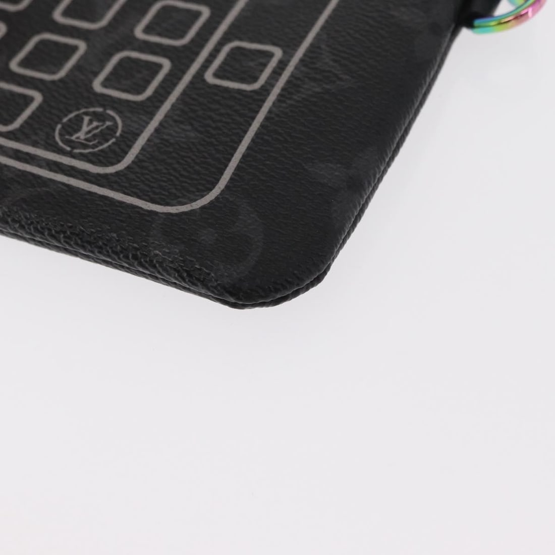 LOUIS VUITTON Monogram Eclipse iPhone Case M64433 Auth - 15