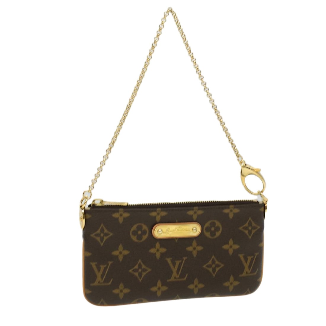 LOUIS VUITTON Monogram Chain Pochette Mira MM M60094 Accessory Pouch (1 of 18)