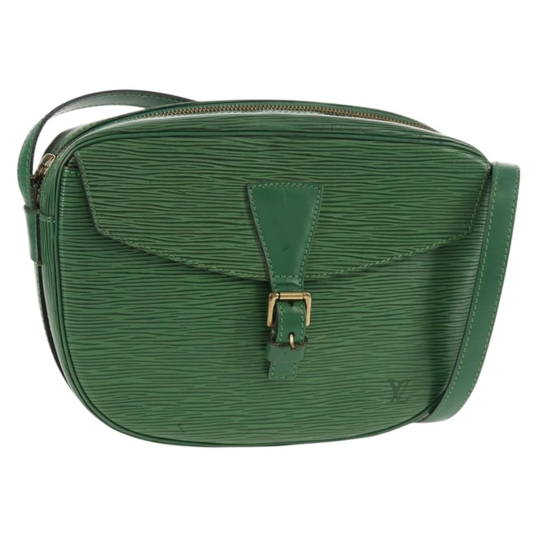 LOUIS VUITTON Epi Jeune Fille MM Green Shoulder Bag M52154 Authenticated (1 of 18)
