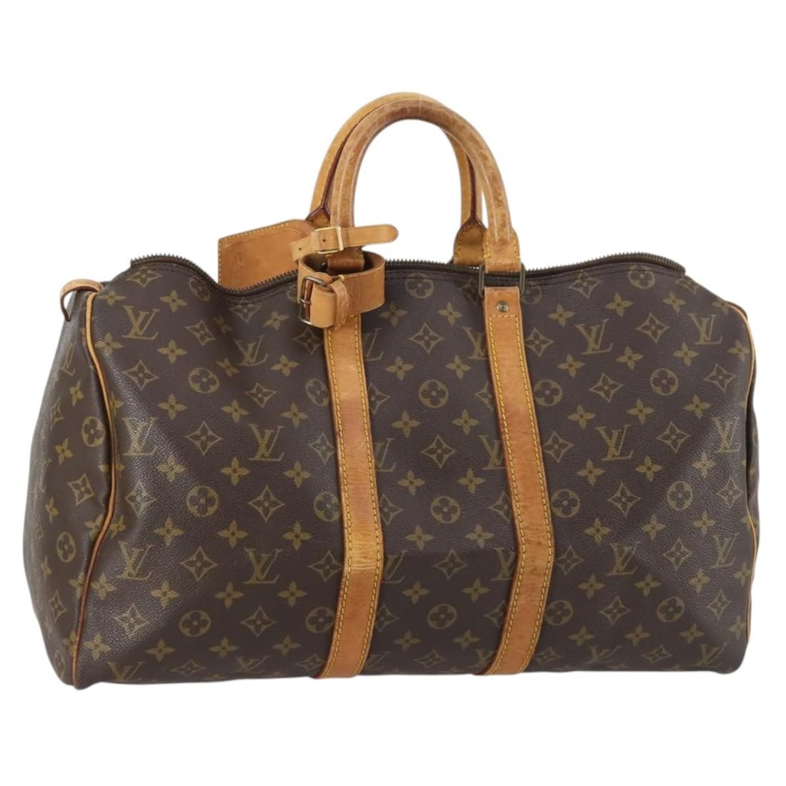 Louis Vuitton Keepall 45 Monogram Canvas Boston Travel Bag M41428: Louis Vuitton Keepall 45 Monogram Canvas Boston Travel Bag M41428 This is a Louis Vuitton Monogram Keepall 45 Boston Bag, model M41428. Crafted from the iconic monogram canvas, this bag features a spa