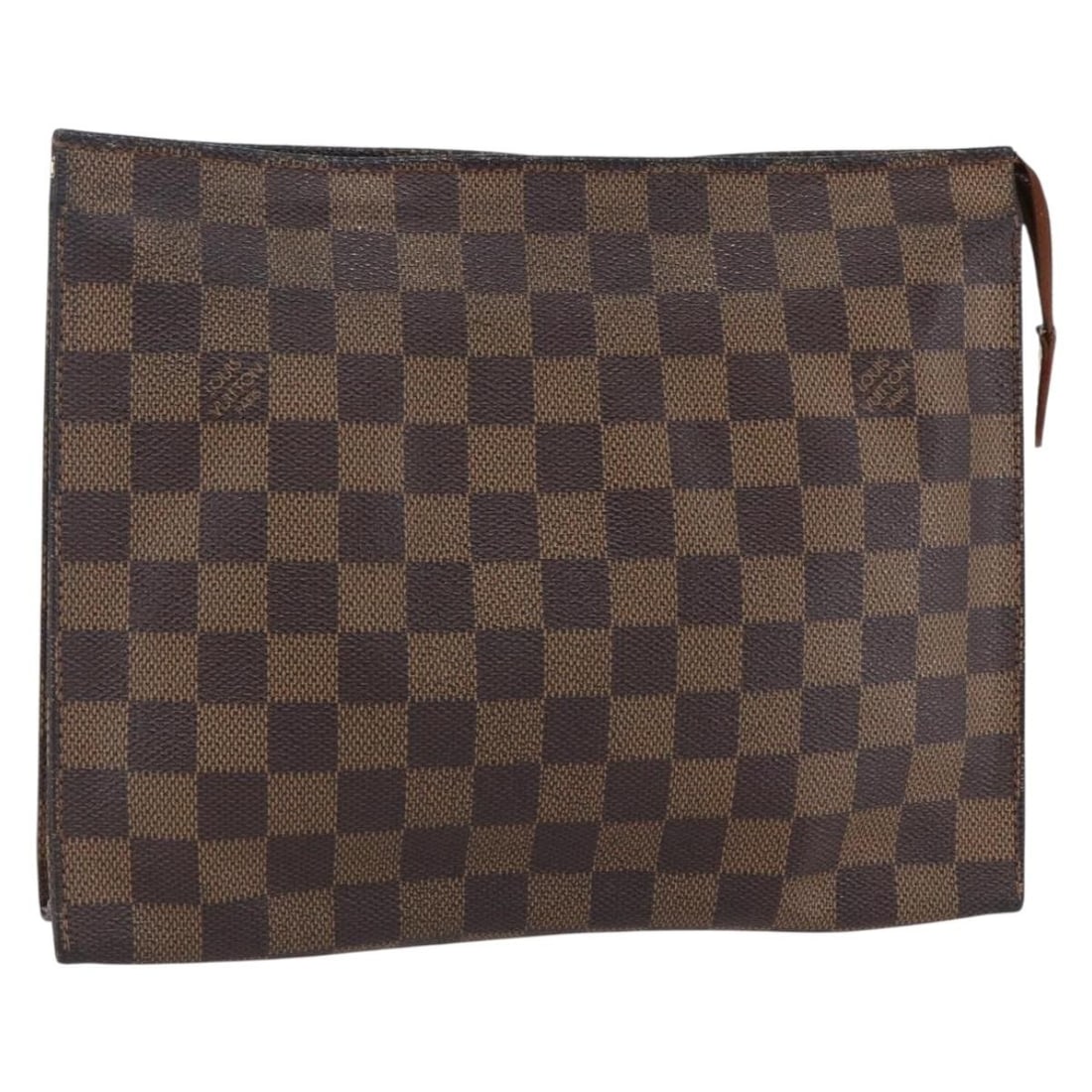 LOUIS VUITTON Damier Ebene Poche Toilette 26 Pouch N47543 Auth: LOUIS VUITTON Damier Ebene Poche Toilette 26 Pouch N47543 Auth This authentic LOUIS VUITTON Damier Ebene Poche Toilette 26 Pouch is a stylish and practical accessory. Crafted in France from durable Da