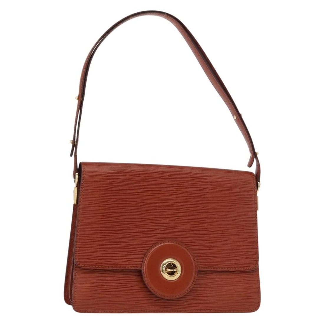 LOUIS VUITTON Epi Free Run Shoulder Bag Brown M52403 Auth France (1 of 18)