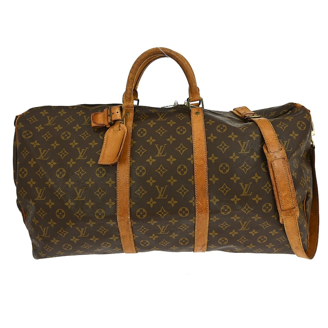 Louis Vuitton Keepall Bandouliere 60 Monogram Canvas Travel Duffle Bag M41412 (1 of 12)
