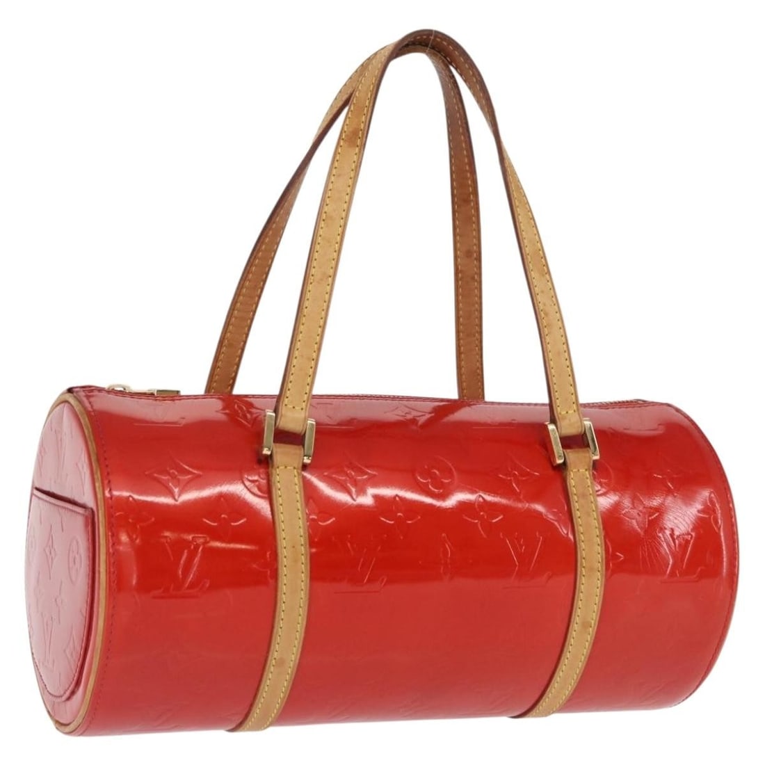 Louis Vuitton Bedford Monogram Vernis Rouge Patent Leather Handbag M91328 (1 of 18)