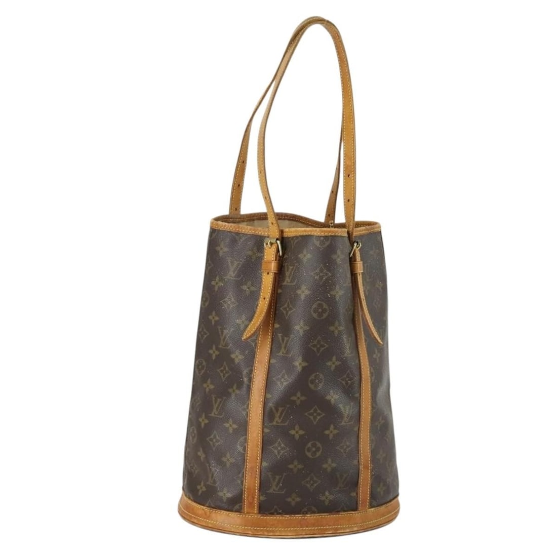Louis Vuitton Monogram Canvas Bucket GM Shoulder Bag M42236 France: Louis Vuitton Monogram Canvas Bucket GM Shoulder Bag M42236 France This is a Louis Vuitton Monogram Bucket GM shoulder bag crafted from signature monogram canvas. The bag features an adjustable should