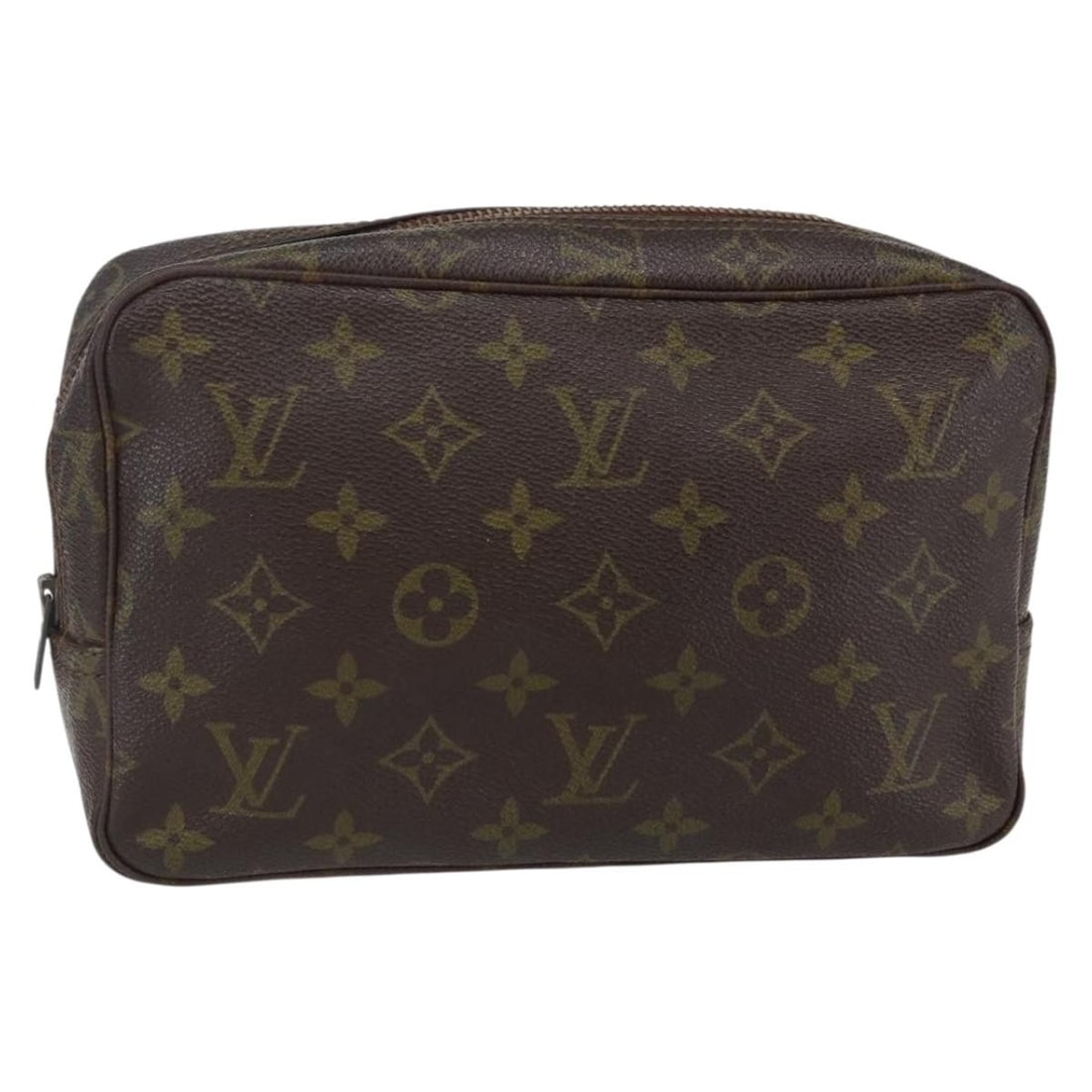 LOUIS VUITTON Monogram Trousse Toilette 23 Clutch Bag M47524 Auth Made in France: LOUIS VUITTON Monogram Trousse Toilette 23 Clutch Bag M47524 Auth Made in France This LOUIS VUITTON Monogram Trousse Toilette 23 Clutch Bag (M47524) is a stylish and functional accessory crafted from