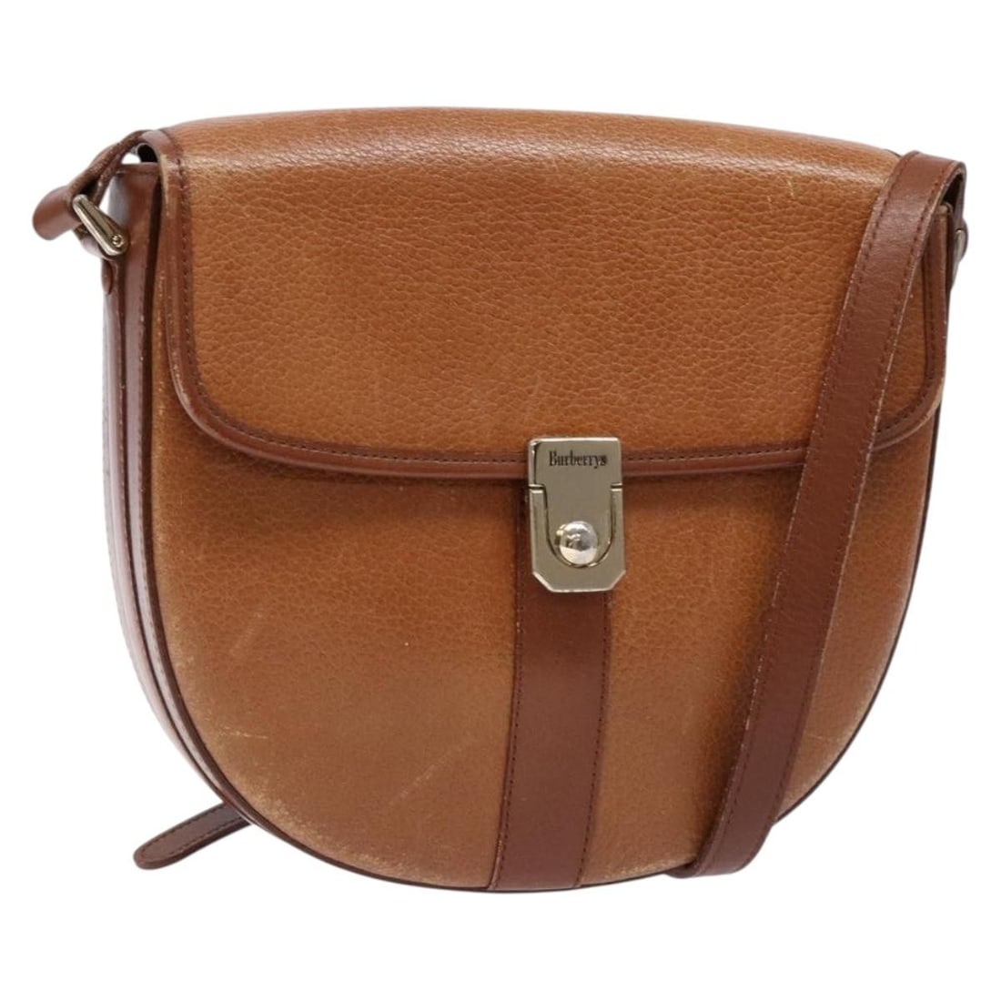 Burberrys Brown Gold Leather Shoulder Bag Authenticated: Burberrys Brown Gold Leather Shoulder Bag Authenticated This Burberrys shoulder bag is crafted from high-quality leather in a sophisticated brown and gold color scheme. It features a practical design