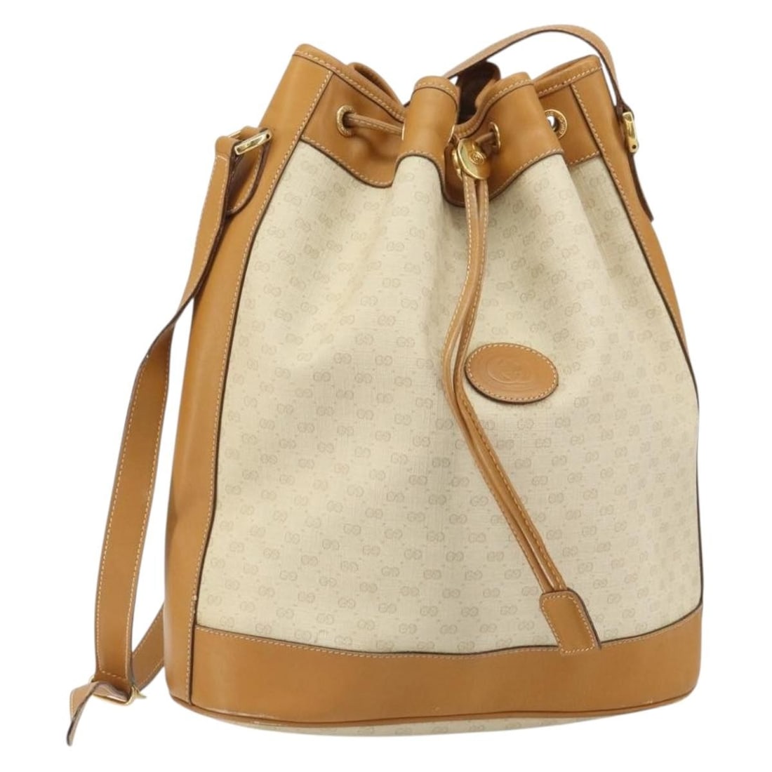 Beige Gold GUCCI Micro GG Supreme PVC Leather Shoulder Bag 001 115 0933: Beige Gold GUCCI Micro GG Supreme PVC Leather Shoulder Bag 001 115 0933 This is a Gucci Micro GG Supreme shoulder bag crafted from beige and gold PVC leather with micro small GG canvas accents. The ba